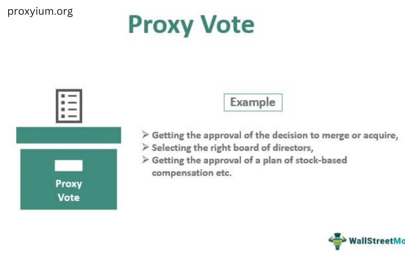 What Is A Proxy Vote