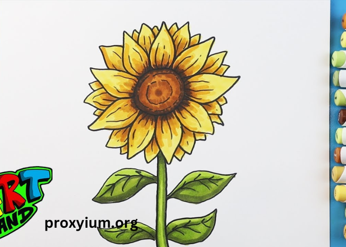 Mastering the Easy:8k5w6zpyigq= Sunflower Drawing: A Step-by-Step Guide for All Artists