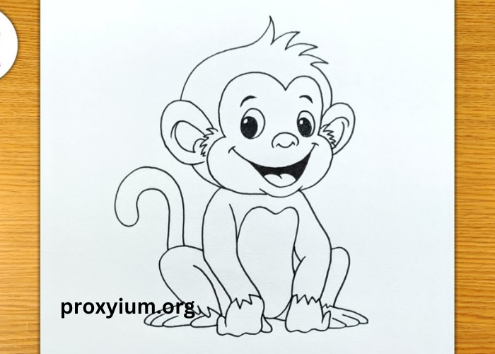 easy:6jtj9hur0h4= Monkey Drawing